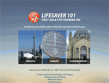 Tablet Screenshot of lifesaver101.com